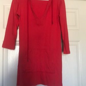 Beach cover up with hoodie